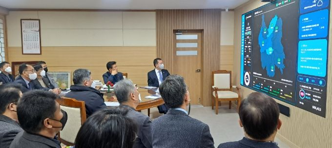 2022년 금산군 디지털 플랫폼 구축 완료보고회