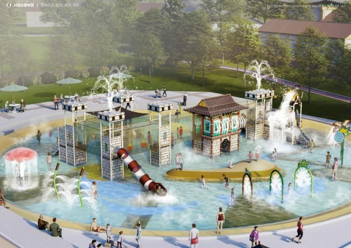 올여름에 문을 여는 홍길동 테마파크 물놀이 시설. 장성군 제공