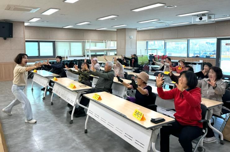 유성구보건소 치매안심센터에서 진행중인 상반기 ‘인지강화교실 및 치매예방교실'