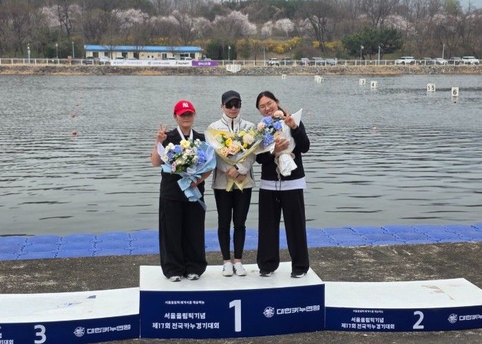 구리시청 카누팀, 서울올림픽기념배 종합 준우승 쾌거