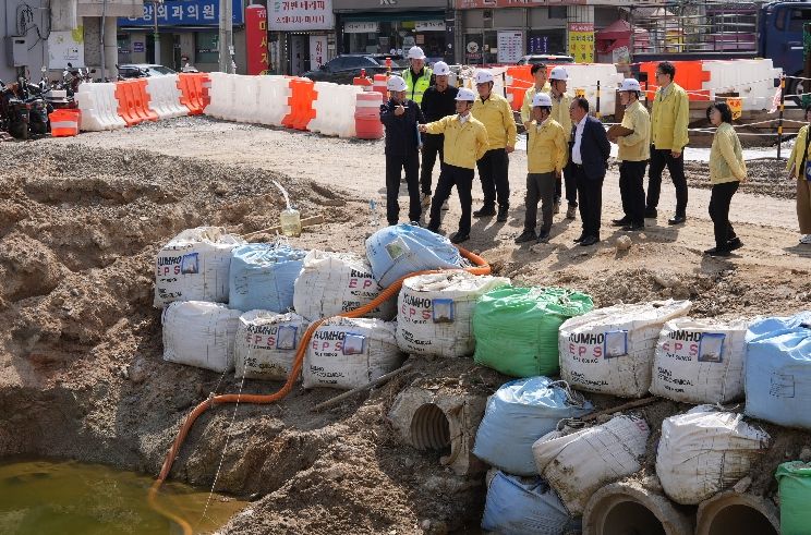 ‘침수 걱정은 낮추고, 안전은 높이고’....음성군, 하천 주요사업장 현장점검