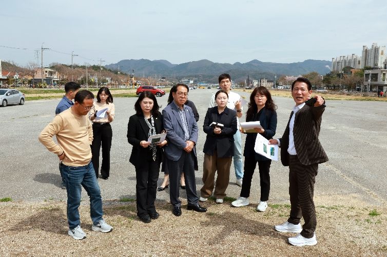 산업건설위원회 현장확인(제천비행장)